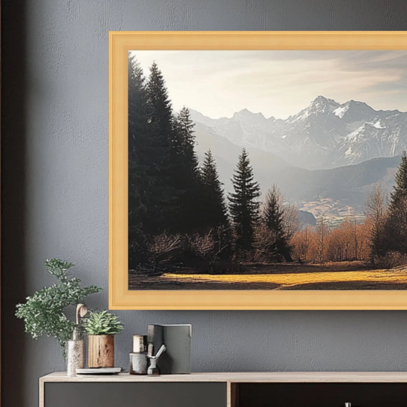 32 Inch TV Picture Frame - Decorative Custom frame for 32 inch TV  Modern Memory Design 