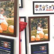 Brown Wood 34x45 Picture Frame 34x45 Frame Poster Photo - Modern Memory Design Picture frames - New Jersey Frame shop custom framing