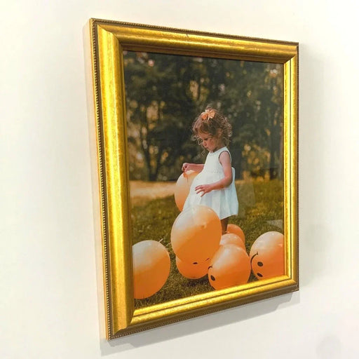 Vintage Gold 36x34 Ornate Picture Frame - Wall Hanging