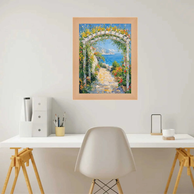 22x28 Frame Natural Maple Wood Flat Picture Frame