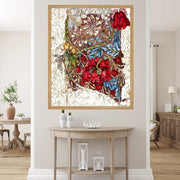 Corporate Office Decor Wal lArt 40x60 Frame|Business Office Art