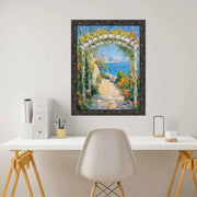 13x19 Frame Industrial Slim Black Iron Asphalt Picture Frame