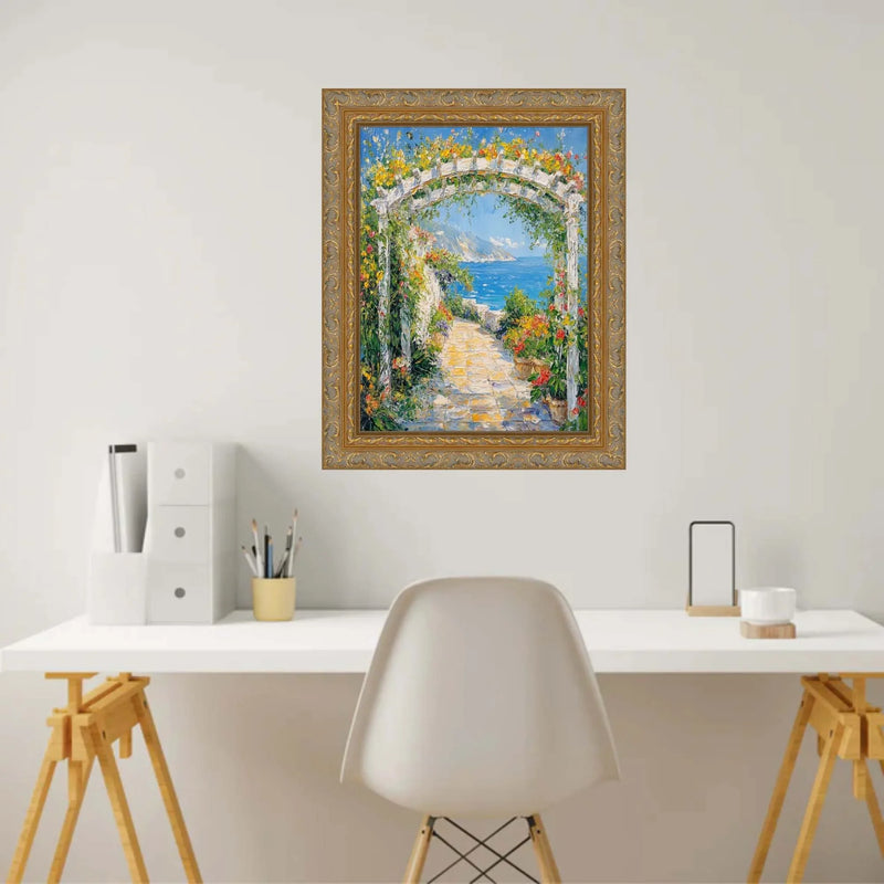 28x40 Frame Victorian Antique Gold Orante Picture Frame