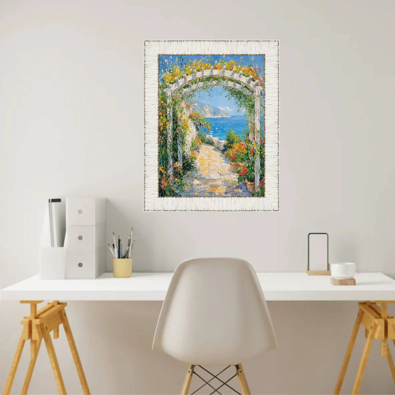 20x28 Frame White Birch Wood Scoop Picture Frame