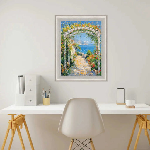 12x18 Frame  Contemporary Silver Brushed Modern Scoop Picture Frame