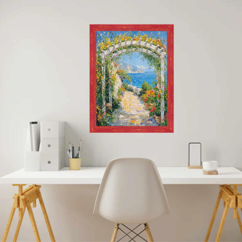 24x36 Frame Slim Teal Seaspray Chabi Chic Farmhouse Rustic Picture Frame