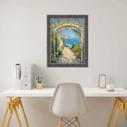 27x27 Frame Rustic Wood Black Silver Picture Frame