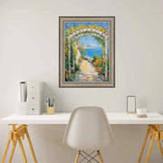 Industrial Silver Metal Slope Picture Frame 