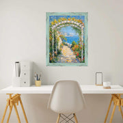 12x36 Frame Slim Teal Seaspray Chabi Chic Farmhouse Rustic Picture Frame