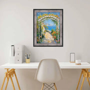 11x13 Frame Custom Frame Raiders Silver/Black Gunmetal Picture Frame