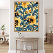 Large Framed Corporate Office Decor Wall Art Canvas 40x60 Inch - William Morris