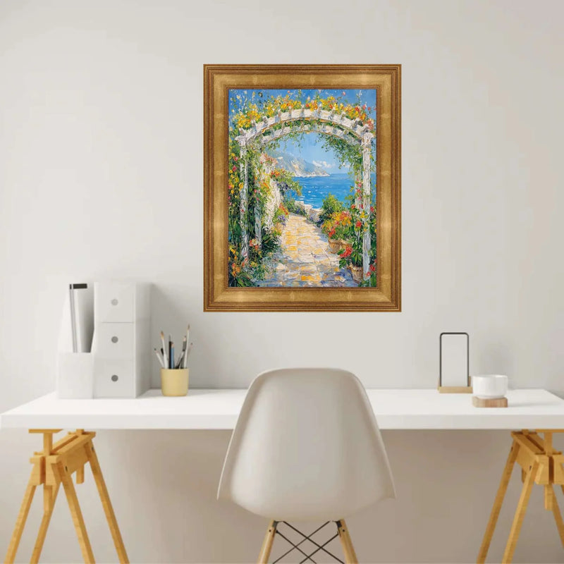 40x40 Frame Vintage Antique Gold Picture Frame