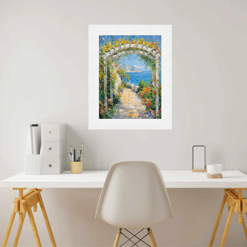 Modern Gallery Wall Gloss White Picture Frame-Office Wall Decor 