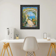 Piano Black Glossy Ornate Picture Frame 