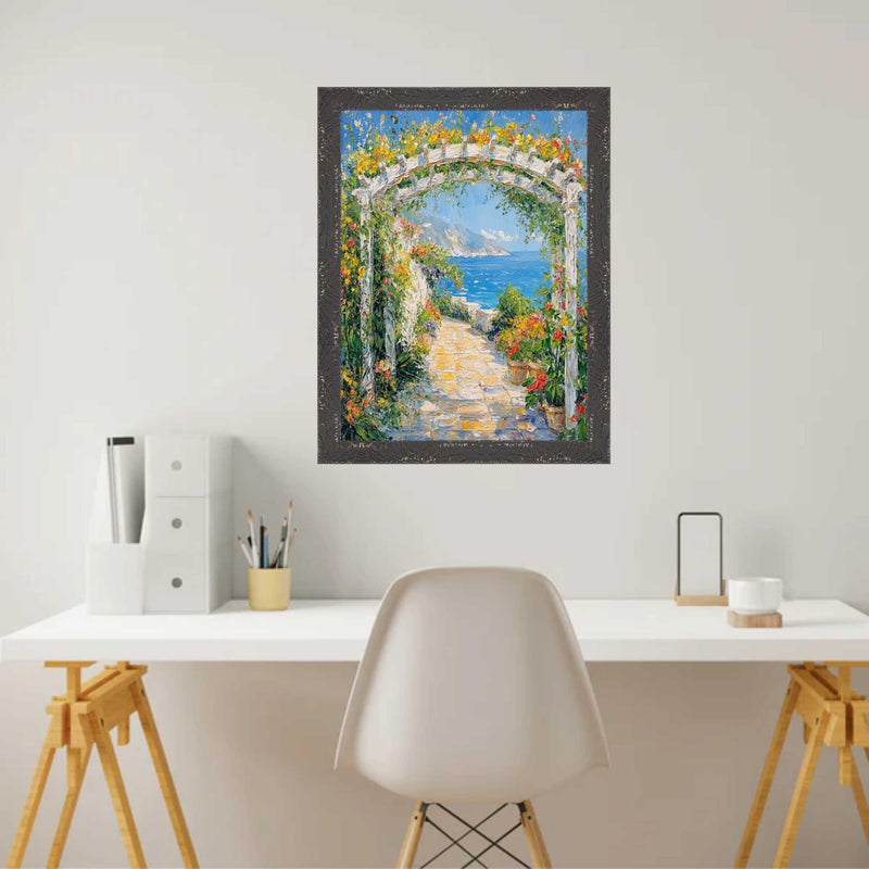 40x50 Frame Slim Teal Seaspray Chabi Chic Farmhouse Rustic Picture Frame