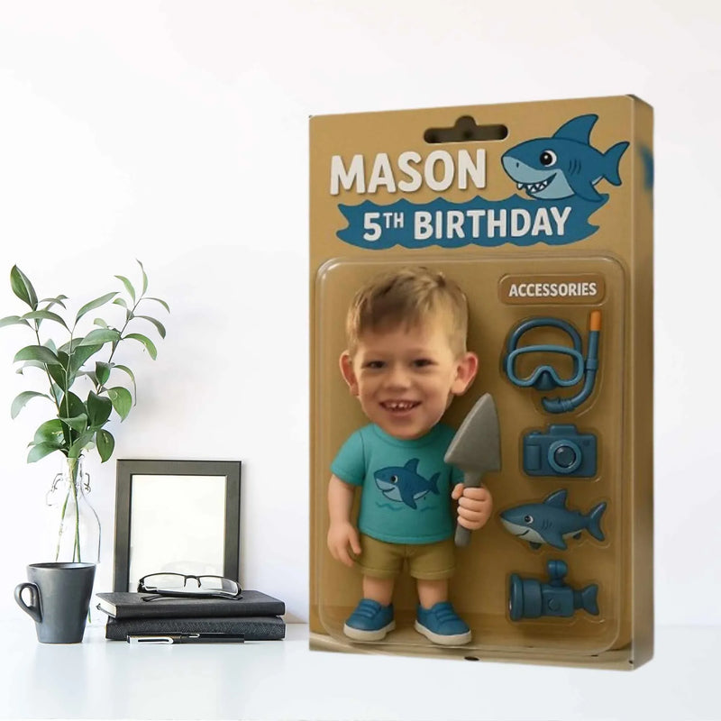 ai toy box Action Figure generator Canvas Wall Art - Fun Gift - Birthday Gift