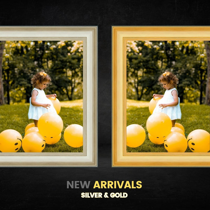 two pictures of a little girl holding a bunch of balloons