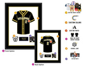 High School Lacrosse Senior Award Night Gift Idea - Jersey Frame Print