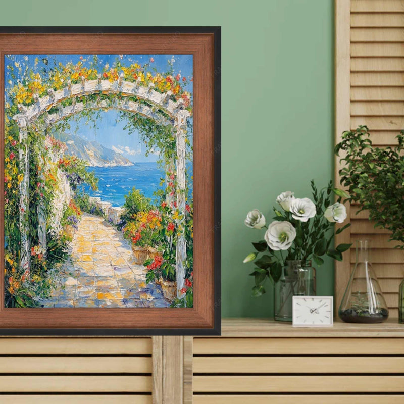 40x60 Frame Vintage Brushed Rust Copper Black Picture Frame