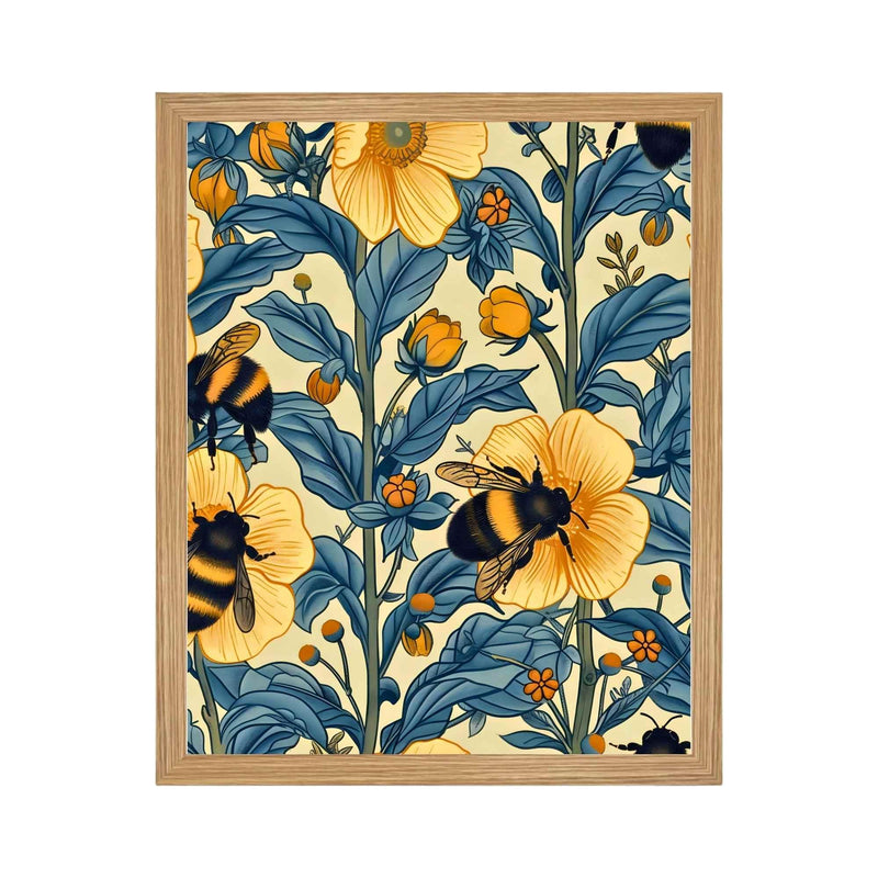 Large Framed Corporate Office Decor Wall Art Canvas 40x60 Inch - William Morris