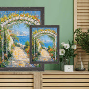 12x36 Frame Slim Teal Seaspray Chabi Chic Farmhouse Rustic Picture Frame