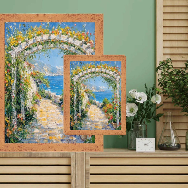 12x18 Frame Natural Maple Wood Flat Picture Frame