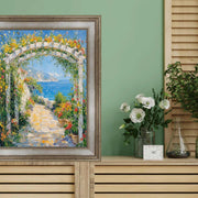 Vintage Antique Silver Flat Panel Picture Frame 