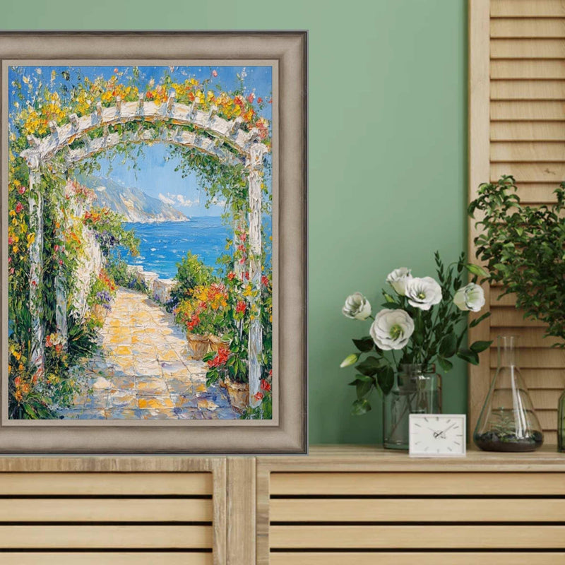 36x36 Frame Industrial Silver Metal Slope Picture Frame