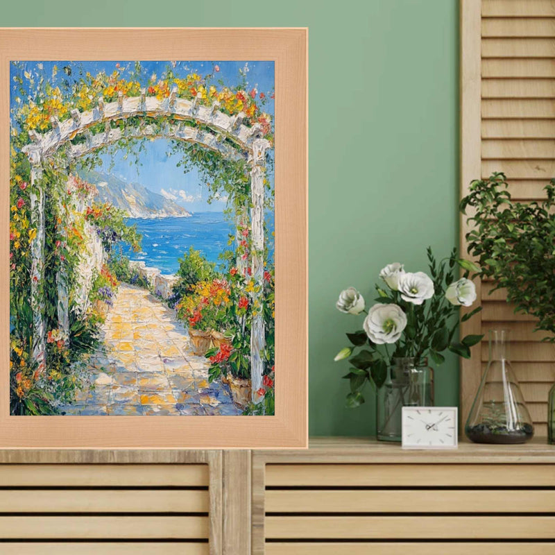 8x10 Frame Natural Maple Wood Flat Picture Frame