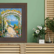 20x20 Frame Wide Gold Black Flat Panel Picture Frame