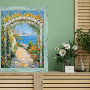 12x12 Frame Slim Teal Seaspray Chabi Chic Farmhouse Rustic Picture Frame