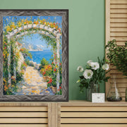 Gunmetal Slope Glossy Black Picture Frame 