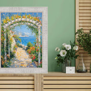 18x18 Frame Rustic Wood White Wash Picture Frame