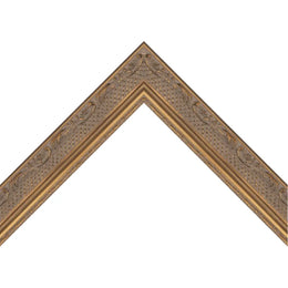 Antique Lined Gold Ornate Picture Frame Scoop