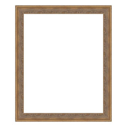 Antique Lined Gold Ornate Picture Frame Scoop