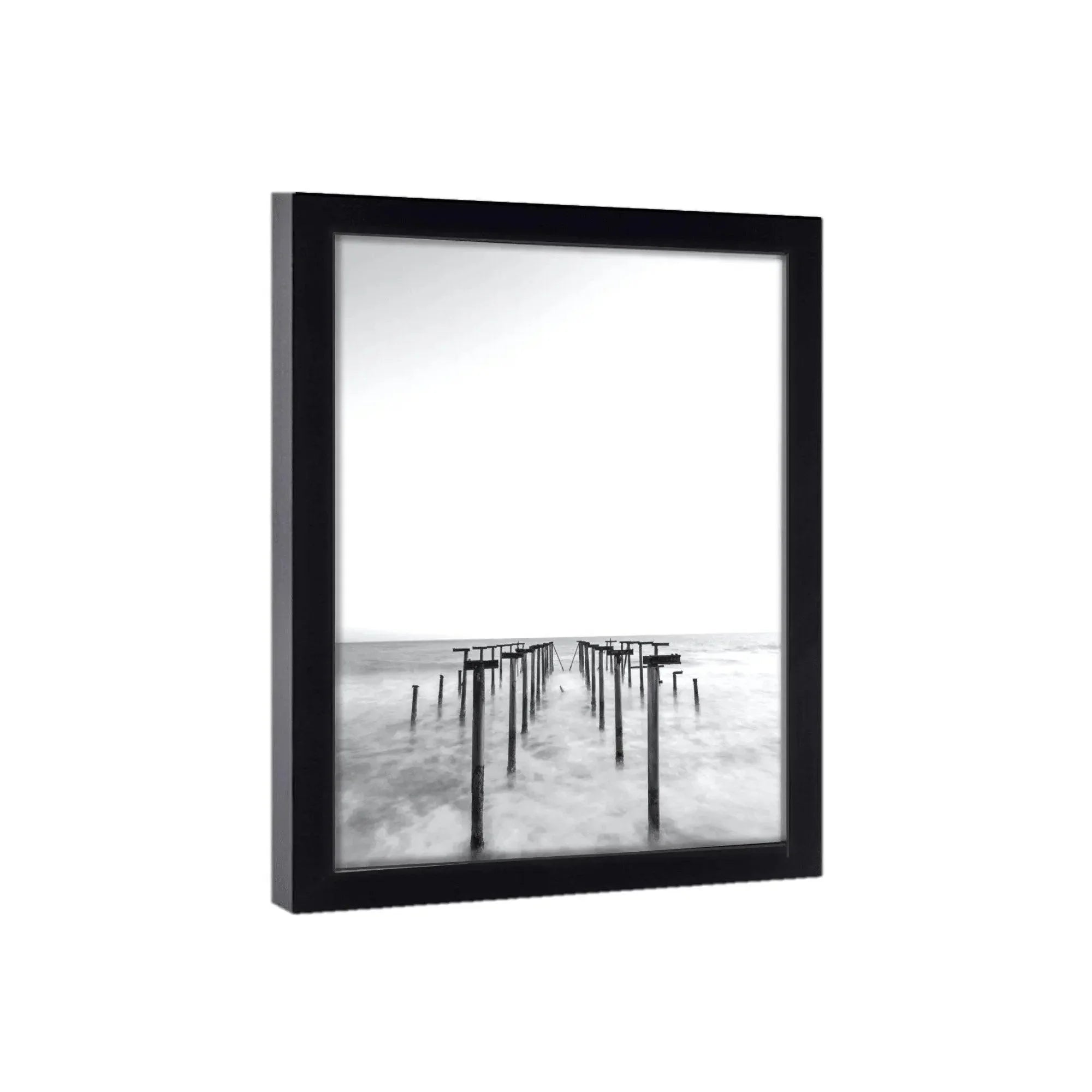 54x36 White Picture Frame | Solid Wood Frame