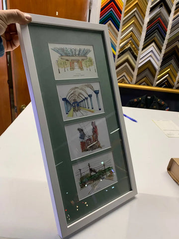 Framed hoboken art custom framing nj frame shop Bergen county