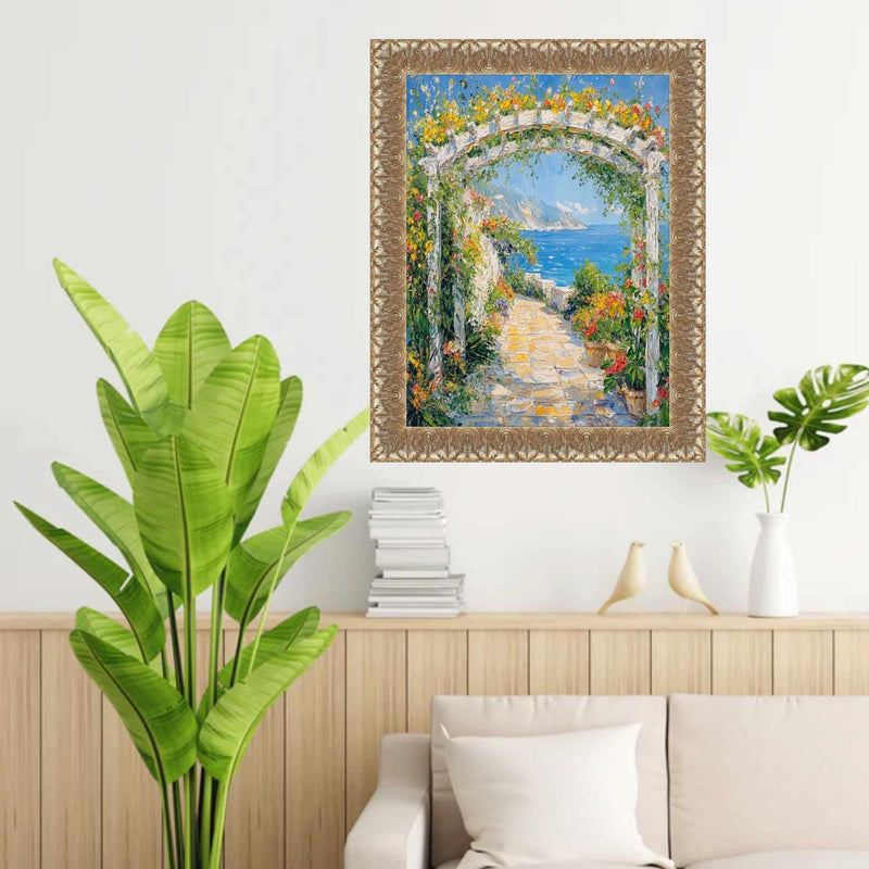 Versailles Silver Ornate Antique Picture Frame 