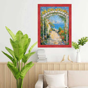 12x24 Frame Slim Teal Seaspray Chabi Chic Farmhouse Rustic Picture Frame