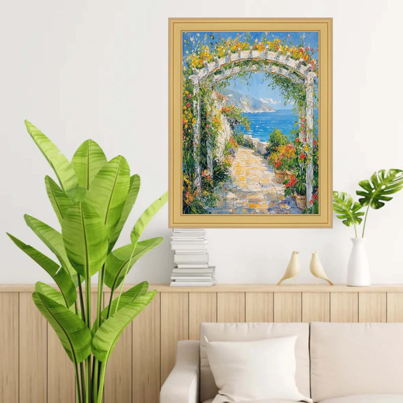 14x14 Frame Modern Bright Gold Metal Picture Frame