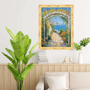 Slim Yellow Chabi Chic Farmhouse Rustic Picture Frame 