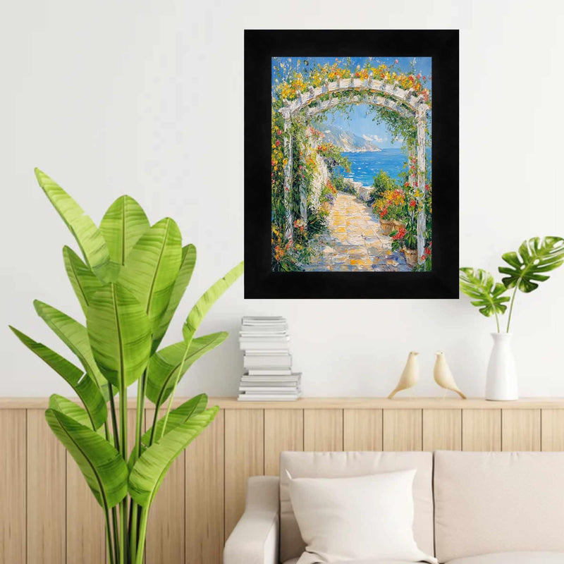 Modern Gallery Wall Matte Black Flat Picture Frame 