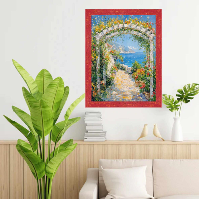 40x60 Frame Slim Teal Seaspray Chabi Chic Farmhouse Rustic Picture Frame