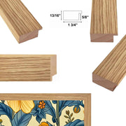 Large Framed Corporate Office Decor Wall Art Canvas 40x60 Inch - William Morris