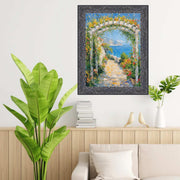 40x50 Frame Renaissance Silver Black Ornate Picture Frame