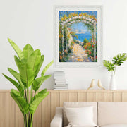 Glossy Ornate Wedding White Picture Frame 