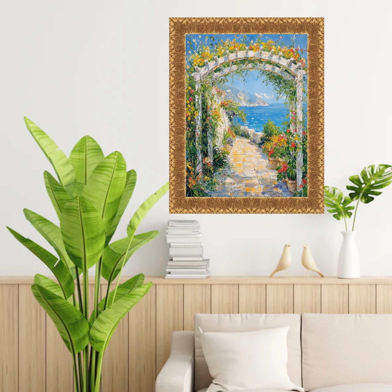 Versailles Gold Ornate Picture Frame - Vintage Wall Art 