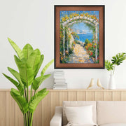 Vintage Brushed Rust Copper Black Picture Frame 