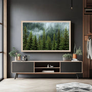 60 Inch TV Picture Frame - Decorative Custom frame for 60 inch TV  Modern Memory Design 