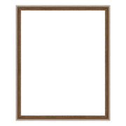 Traditional Scoop Pewter Silver Frame